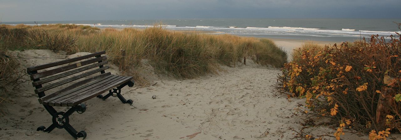 Langeoog besitzt einen 14 km langen Sandstrand im “Nationalpark Wattenmeer”. 